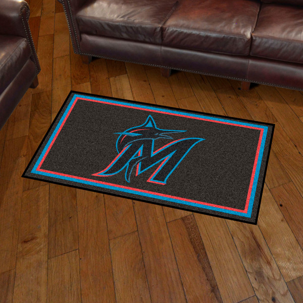 MLB - Miami Marlins 3x5 Rug 36"x 60"