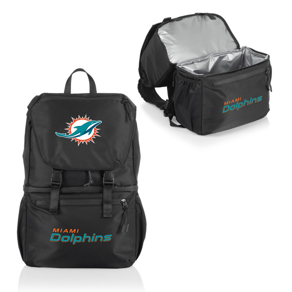 Miami Dolphins Tarana Backpack Cooler, (Carbon Black)