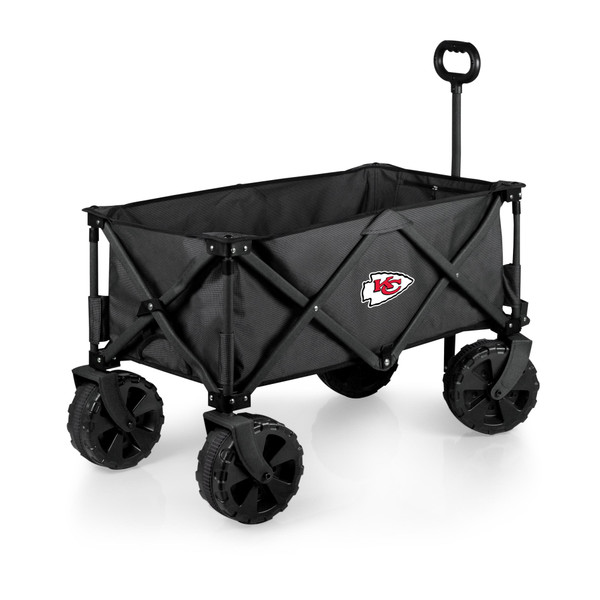 Kansas City Chiefs Adventure Wagon Elite All-Terrain Portable Utility Wagon, (Dark Gray)