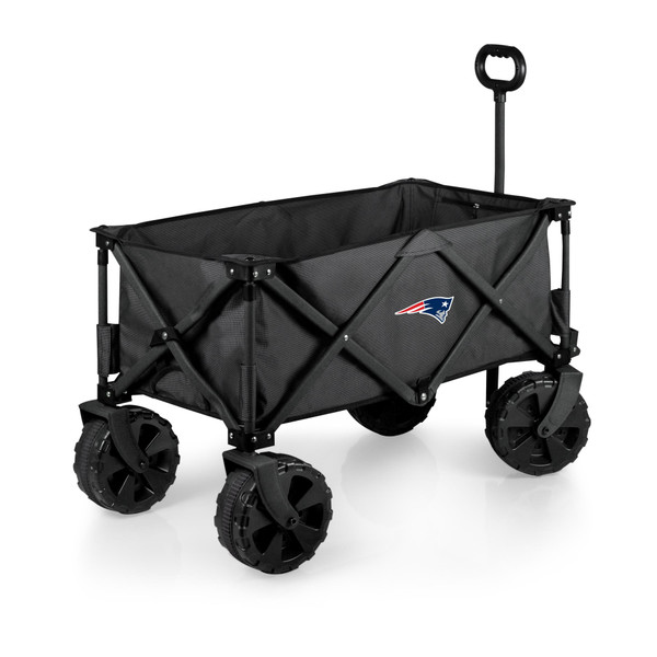 New England Patriots Adventure Wagon Elite All-Terrain Portable Utility Wagon, (Dark Gray)