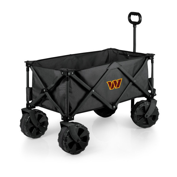 Washington Commanders Adventure Wagon Elite All-Terrain Portable Utility Wagon, (Dark Gray)