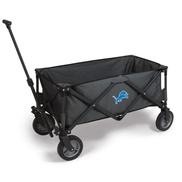 Detroit Lions Adventure Wagon Portable Utility Wagon, (Dark Gray)