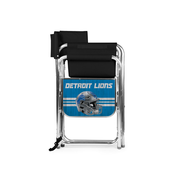 Detroit Lions Sports Chair, (Black)
