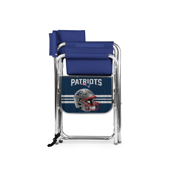 New England Patriots Sports Chair, (Navy Blue)