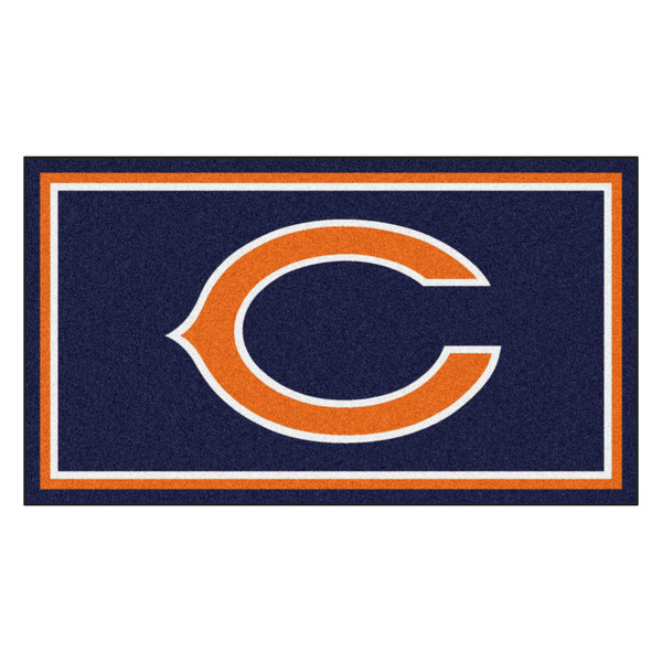 Chicago Bears 3x5 Rug "C" Logo Navy