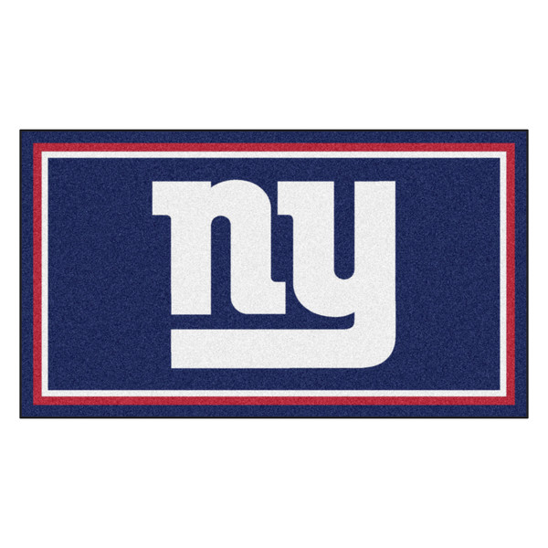 New York Giants 3x5 Rug "NY" Logo Dark Blue