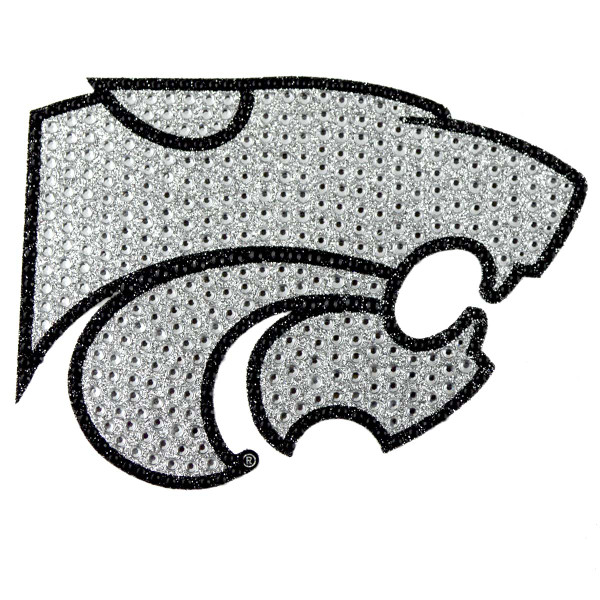 Kansas State Wildcats Bling Decal "Wildcat" Logo