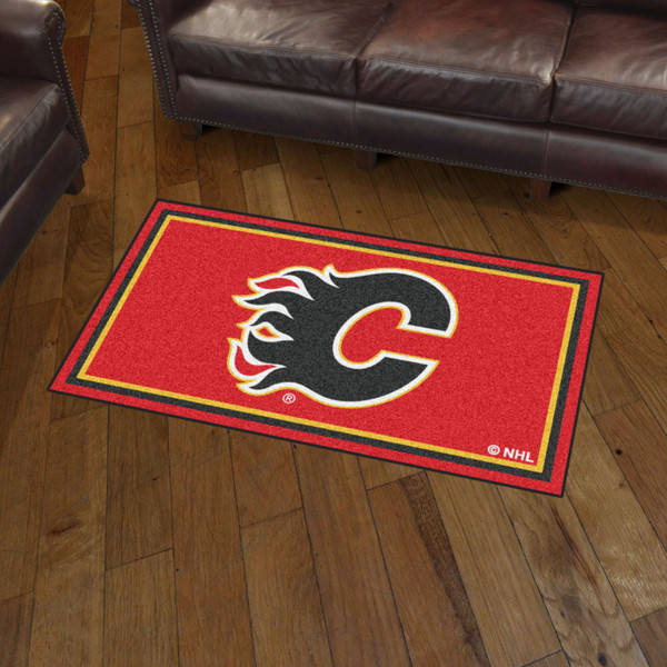 NHL - Calgary Flames 3x5 Rug 36"x 60"
