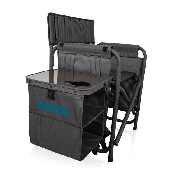 Jacksonville Jaguars Fusion Camping Chair, (Dark Gray with Black Accents)
