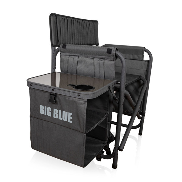 New York Giants Fusion Camping Chair, (Dark Gray with Black Accents)