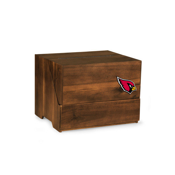 Arizona Cardinals Madison Acacia Tabletop Bar Set, (Acacia Wood)