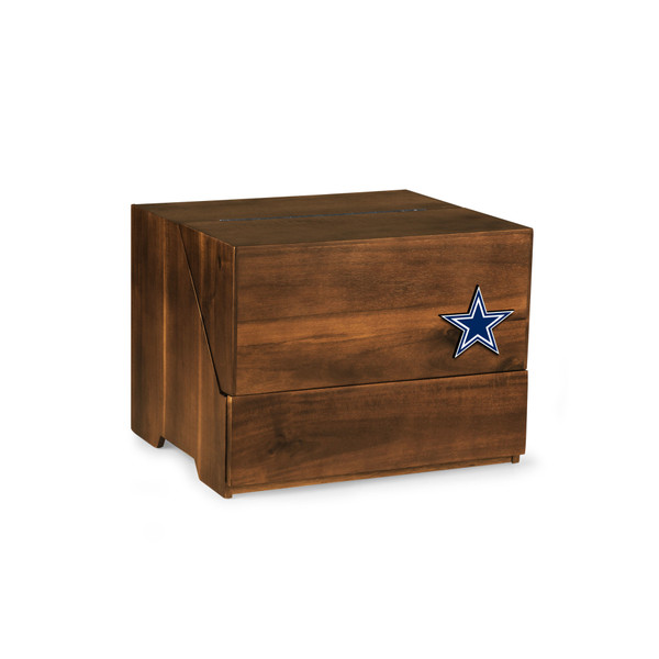 Dallas Cowboys Madison Acacia Tabletop Bar Set, (Acacia Wood)