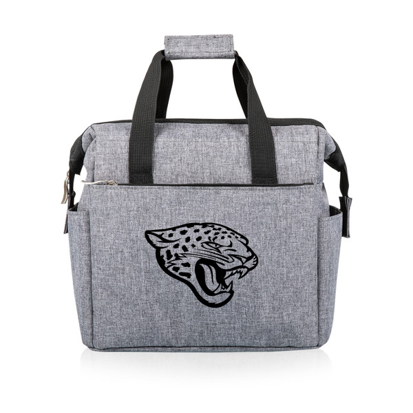 Jacksonville Jaguars On The Go Lunch Bag Cooler, (Heathered Gray)