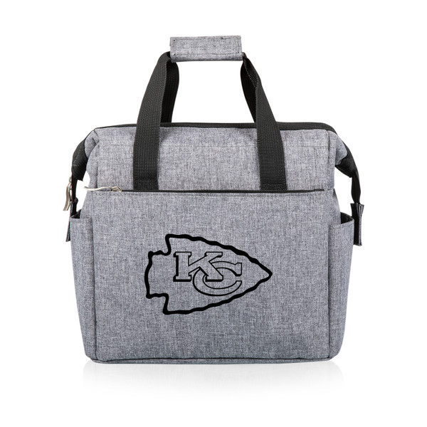 Kansas City Chiefs On The Go Lunch Bag Cooler, (Heathered Gray)