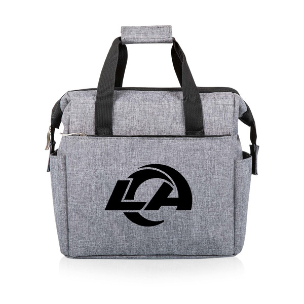 Los Angeles Rams On The Go Lunch Bag Cooler, (Heathered Gray)