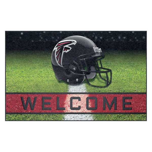 Atlanta Falcons Crumb Rubber Door Mat Falcon Primary Logo Red