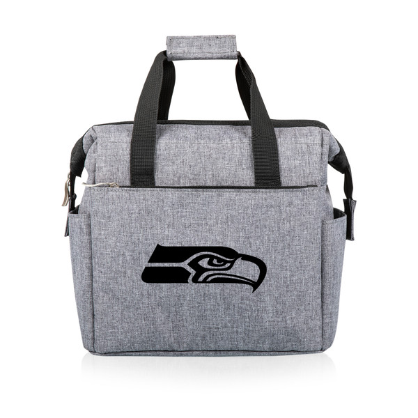 Seattle Seahawks On The Go Lunch Bag Cooler, (Heathered Gray)