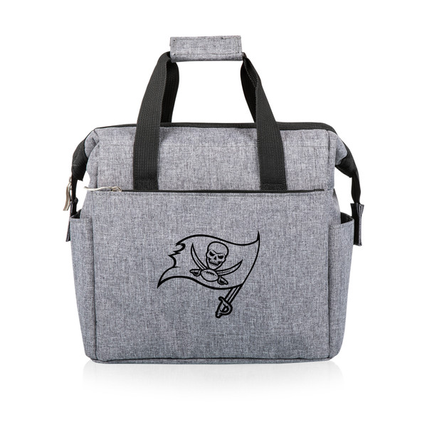 Tampa Bay Buccaneers On The Go Lunch Bag Cooler, (Heathered Gray)