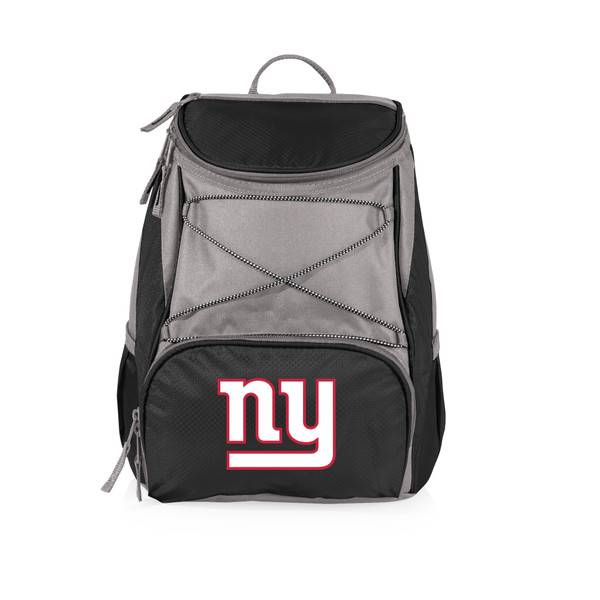 New York Giants PTX Backpack Cooler, (Black with Gray Accents)