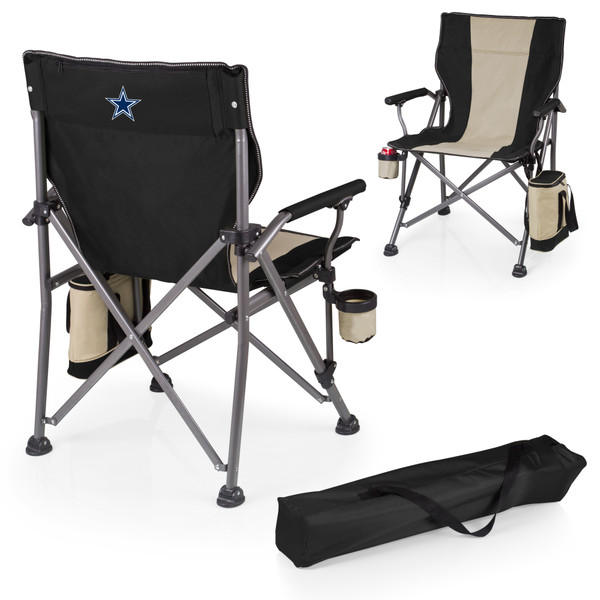 Dallas Cowboys Outlander XL Camping Chair with Cooler, (Black)