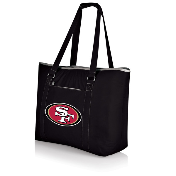 San Francisco 49ers Tahoe XL Cooler Tote Bag, (Black)