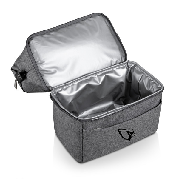 Arizona Cardinals Urban Lunch Bag Cooler, (Gray with Black Accents)