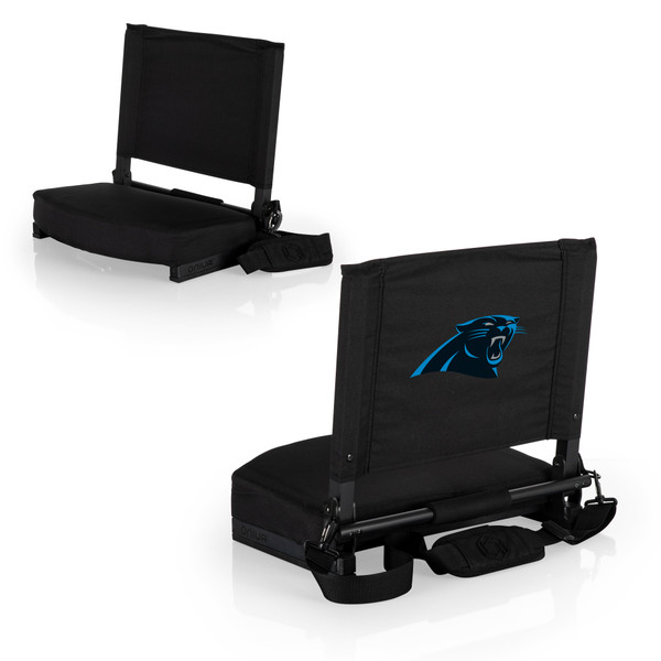 Carolina Panthers Gridiron Stadium Seat, (Black)