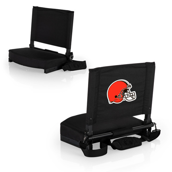 Cleveland Browns Gridiron Stadium Seat, (Black)