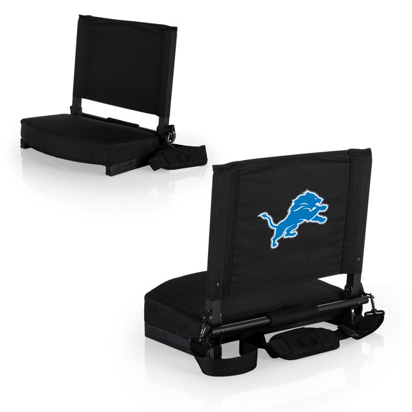 Detroit Lions Gridiron Stadium Seat, (Black)