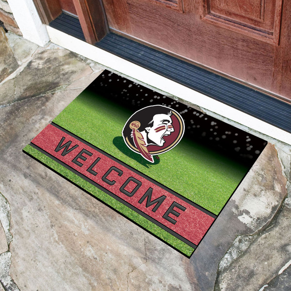 Florida State University Crumb Rubber Door Mat 18"x30"