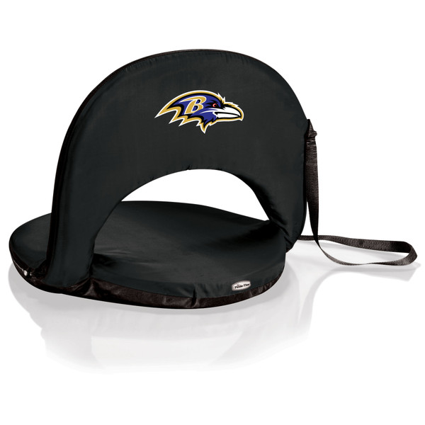 Baltimore Ravens Oniva Portable Reclining Seat, (Black)