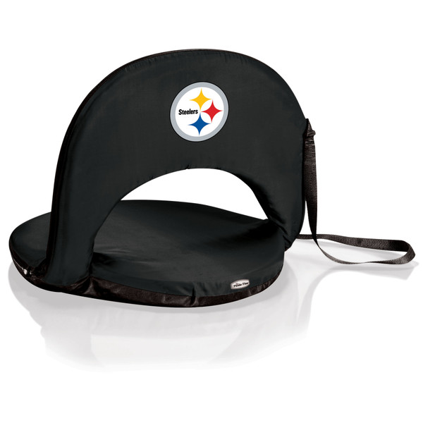 Pittsburgh Steelers Oniva Portable Reclining Seat, (Black)