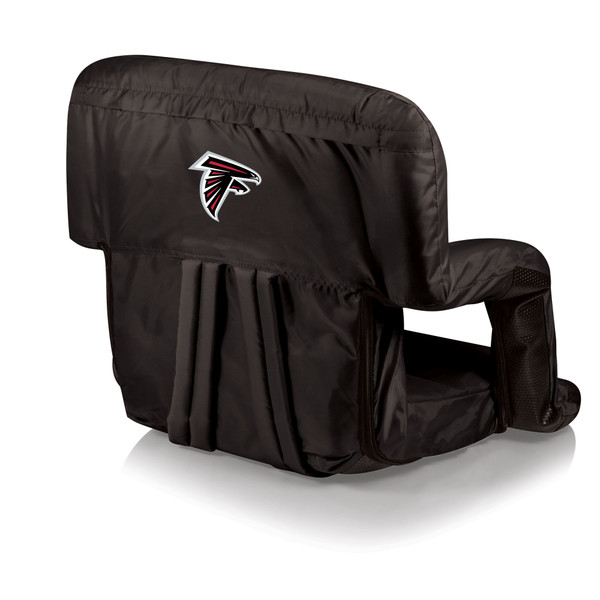 Atlanta Falcons Ventura Portable Reclining Stadium Seat, (Black)