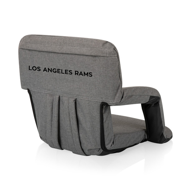 Los Angeles Rams Ventura Portable Reclining Stadium Seat, (Heathered Gray)