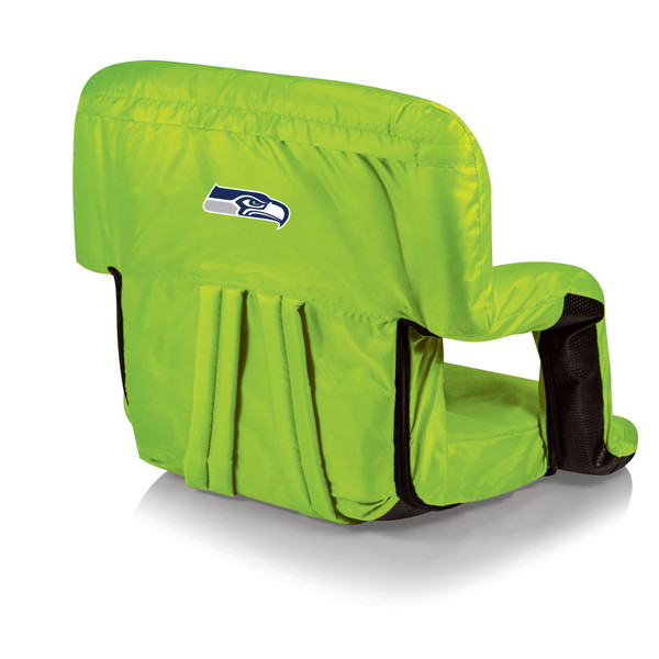 Seattle Seahawks Ventura Portable Reclining Stadium Seat, (Lime Green)