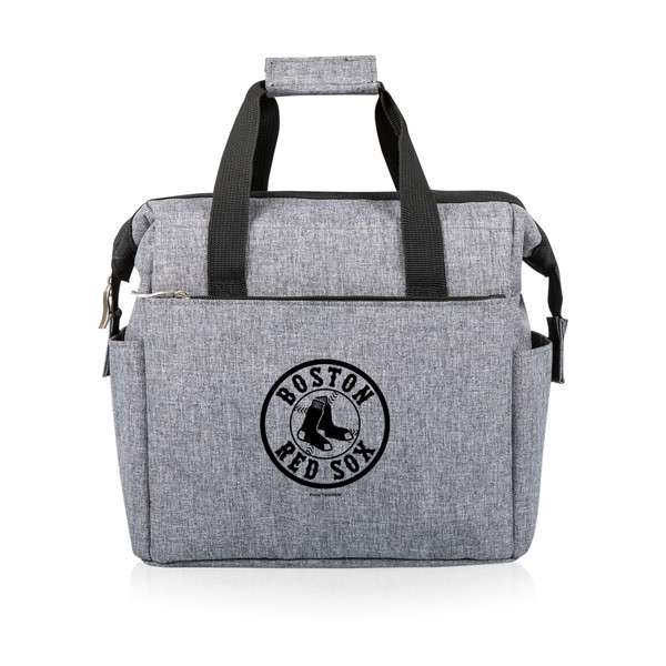 Boston Red Sox On The Go Lunch Bag Cooler (Heathered Gray)