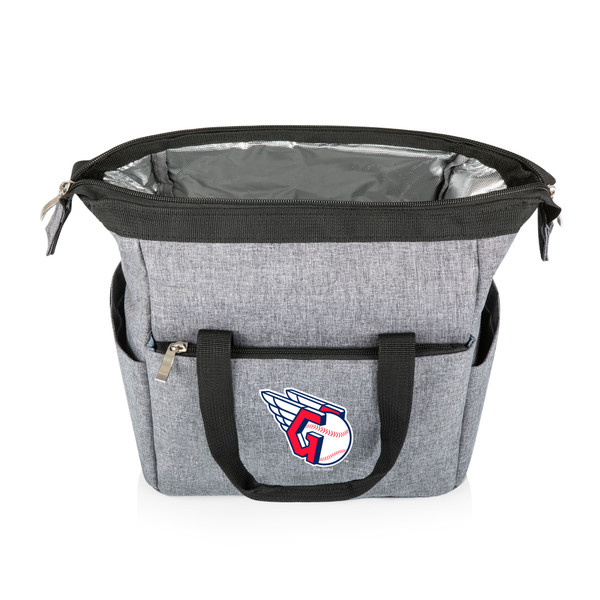 Cleveland Guardians On The Go Lunch Bag Cooler (Heathered Gray)
