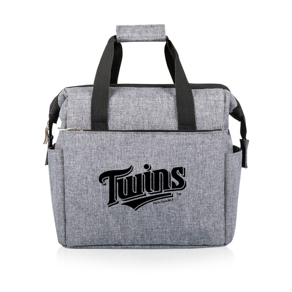 Minnesota Twins On The Go Lunch Bag Cooler (Heathered Gray)