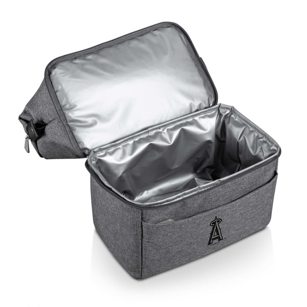 Los Angeles Angels Urban Lunch Bag Cooler (Gray with Black Accents)