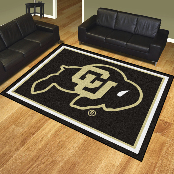 University of Colorado 8x10 Rug 87"x117"