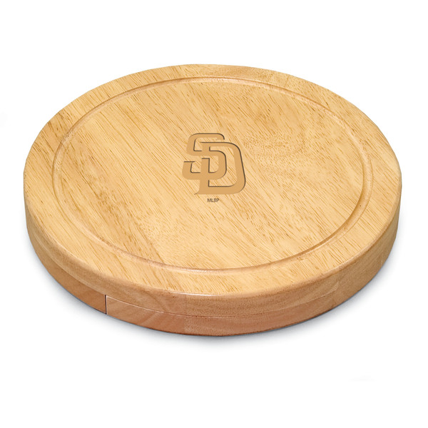 San Diego Padres Circo Cheese Cutting Board & Tools Set (Parawood)