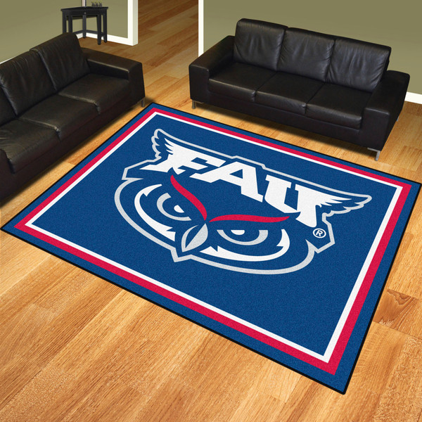 Florida Atlantic University 8x10 Rug 87"x117"