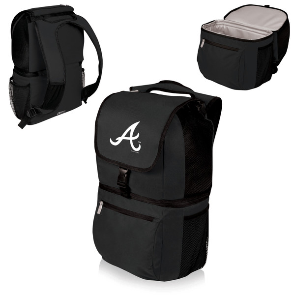 Atlanta Braves Zuma Backpack Cooler (Black)