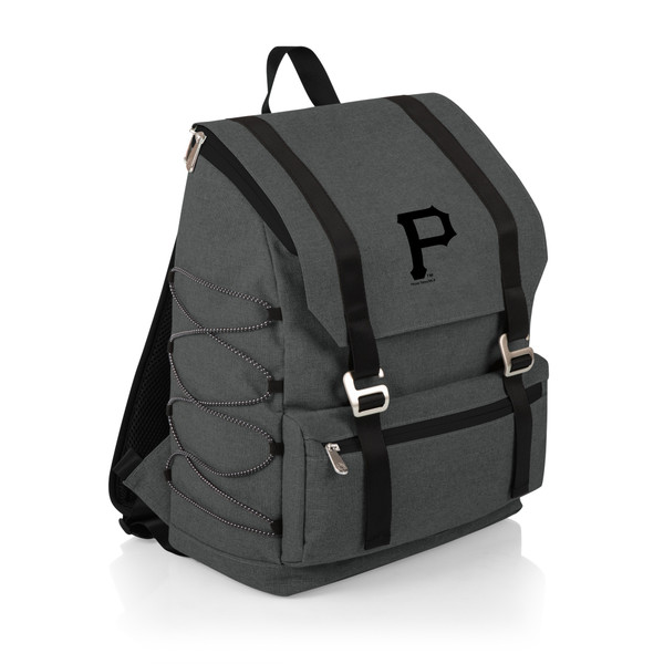 Pittsburgh Pirates On The Go Traverse Backpack Cooler (Heathered Gray)