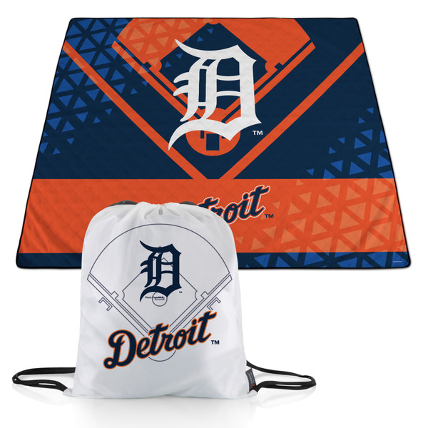 Detroit Tigers Impresa Picnic Blanket (Black & White)