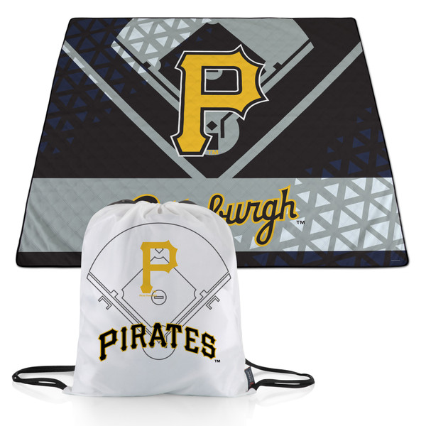Pittsburgh Pirates Impresa Picnic Blanket (Black & White)