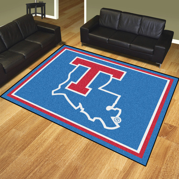 Louisiana Tech University 8x10 Rug 87"x117"