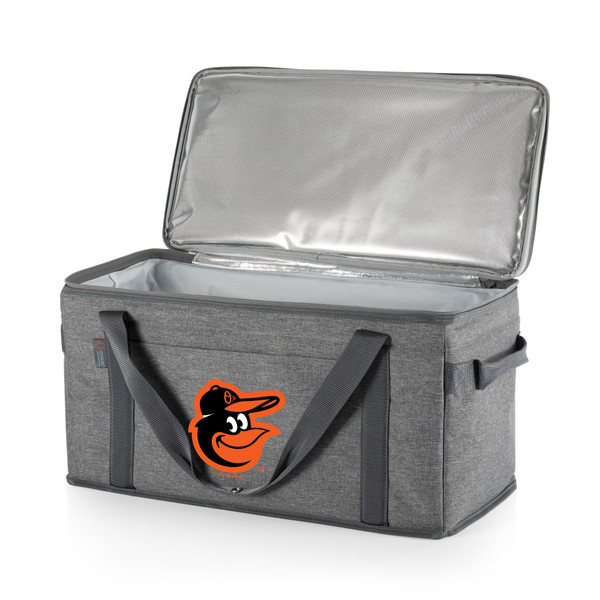 Baltimore Orioles 64 Can Collapsible Cooler (Heathered Gray)