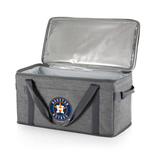 Houston Astros 64 Can Collapsible Cooler (Heathered Gray)