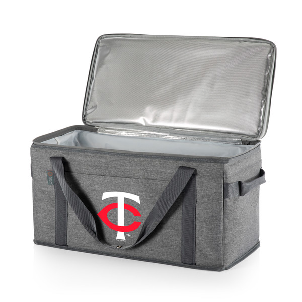 Minnesota Twins 64 Can Collapsible Cooler (Heathered Gray)